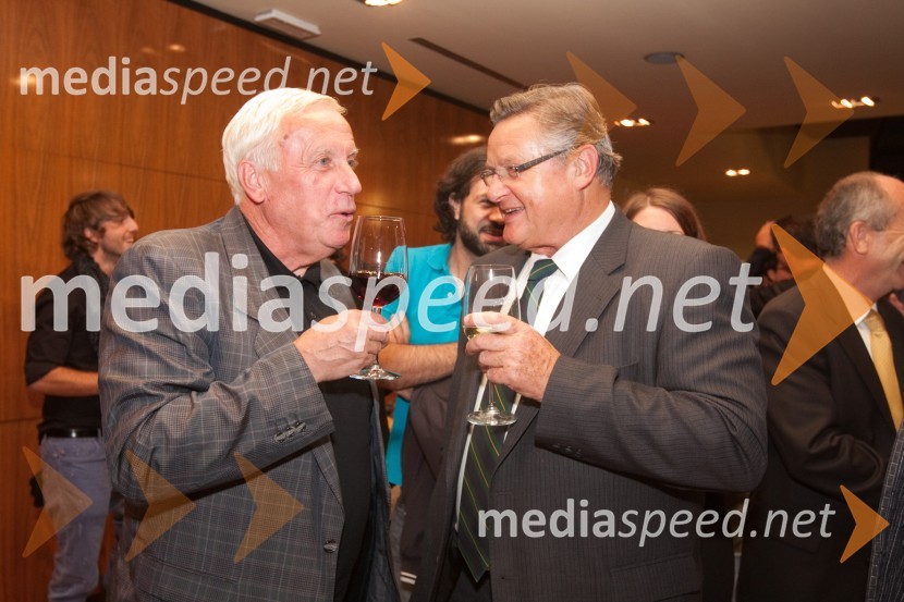 Jernej Novak in Dušan Mlakar, režiserRomeo in Julija, premiera v MGL in podelitev 23. Dnevnikove nagrade