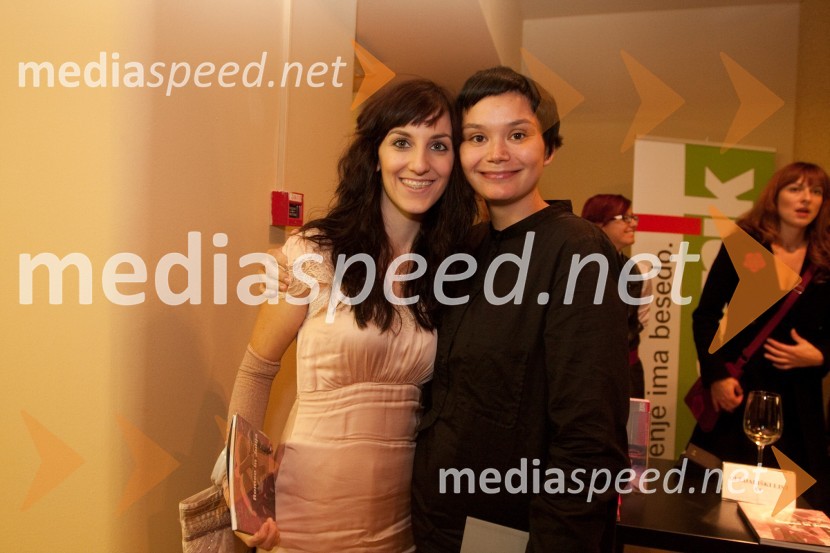 Laura Zafred, igralka in Alja Kapun, igralkaRomeo in Julija, premiera v MGL in podelitev 23. Dnevnikove nagrade