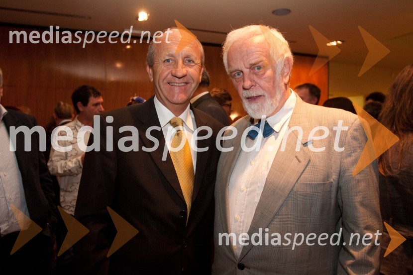 Branko Pavlin, predsednik uprave Dnevnika in Mitja Meršol, nekdanji urednik DelaRomeo in Julija, premiera v MGL in podelitev 23. Dnevnikove nagrade
