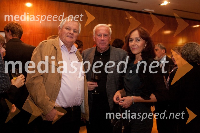 Evgen Car, igralec, Jernej Novak in Mirjam Korbar Žlajpah, igralkaRomeo in Julija, premiera v MGL in podelitev 23. Dnevnikove nagrade