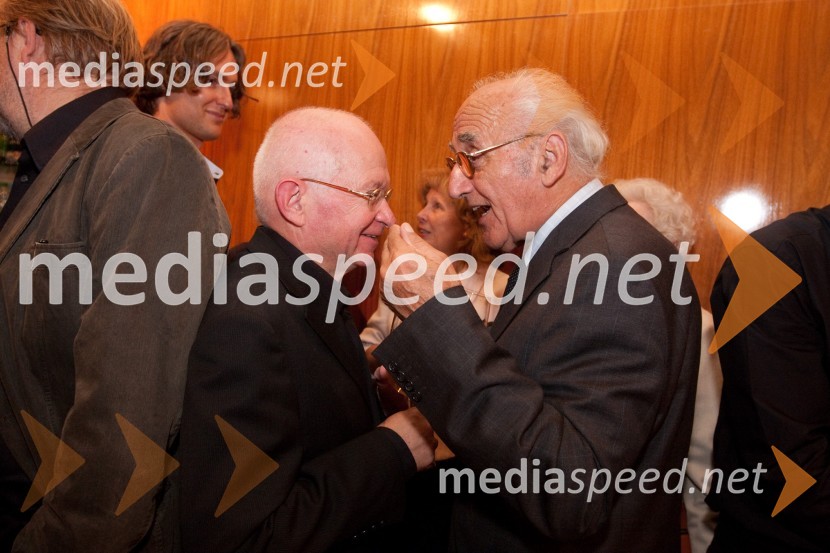 Aleš Žemva, kardiolog in Vasja Predan, teatrologRomeo in Julija, premiera v MGL in podelitev 23. Dnevnikove nagrade