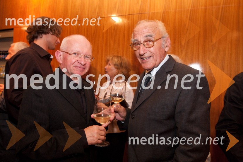 Aleš Žemva, kardiolog in Vasja Predan, teatrologRomeo in Julija, premiera v MGL in podelitev 23. Dnevnikove nagrade