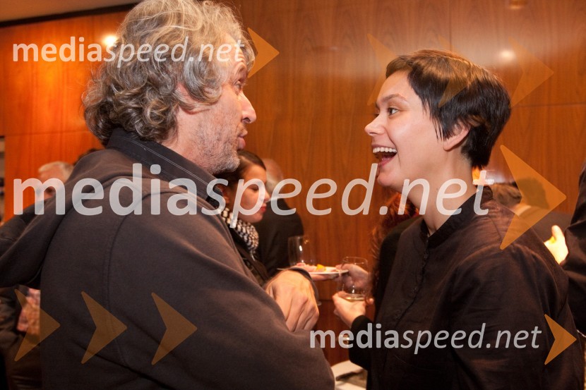 Milan Štefe, igralec in Alja Kapun, igralkaRomeo in Julija, premiera v MGL in podelitev 23. Dnevnikove nagrade