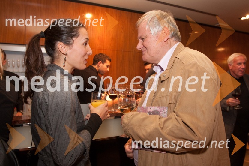 Andreja, soproga Jerneja Šugmana in Evgen Car, igralecRomeo in Julija, premiera v MGL in podelitev 23. Dnevnikove nagrade