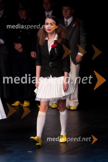 Arna Hadžialjević, igralkaObisk stare gospe, premiera SNG Nova Gorica