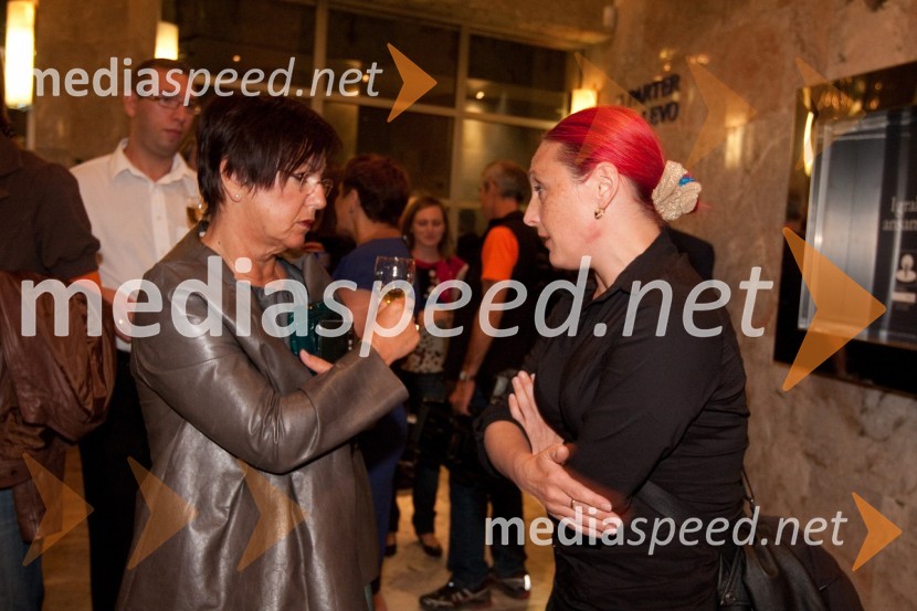 ... in Tanja Skok, plesalkaObisk stare gospe, premiera SNG Nova Gorica