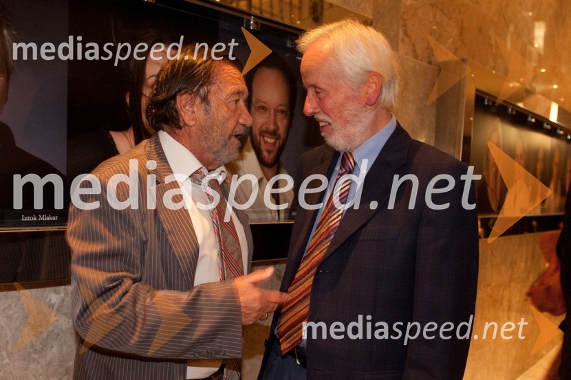 	Sergej Ferarri, igralec in Janez Povše, režiserObisk stare gospe, premiera SNG Nova Gorica