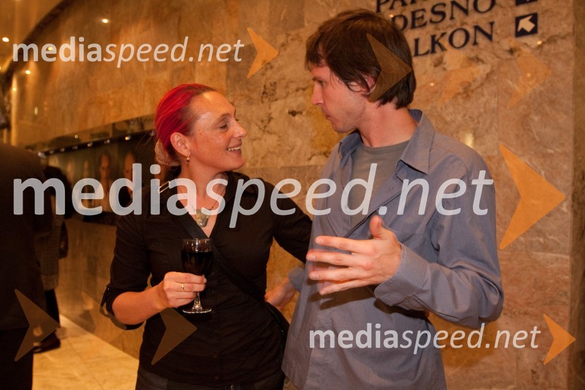 Tanja Skok plesalka in Peter Harl, igralecObisk stare gospe, premiera SNG Nova Gorica