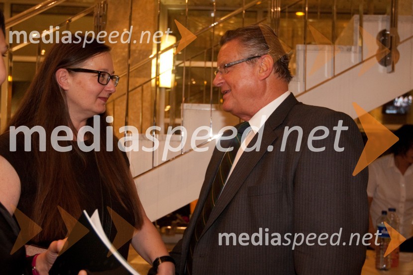 Mojca Kranjc, dramaturginja in Dušan Mlakar, režiserObisk stare gospe, premiera SNG Nova Gorica