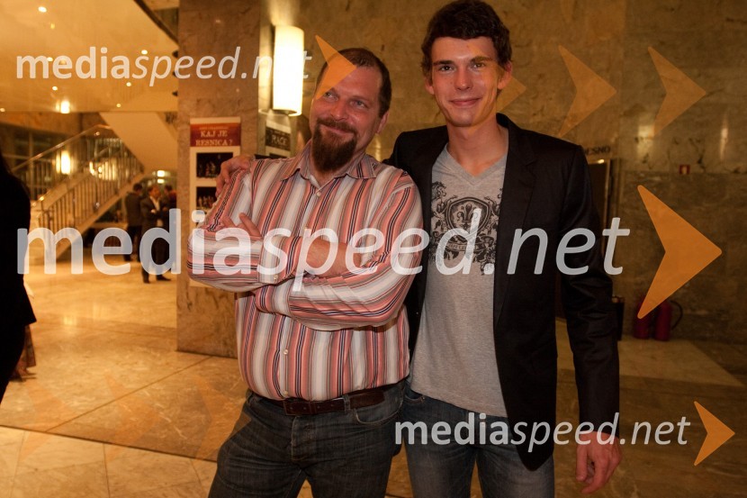 ... in Nejc Cijan, igralecObisk stare gospe, premiera SNG Nova Gorica