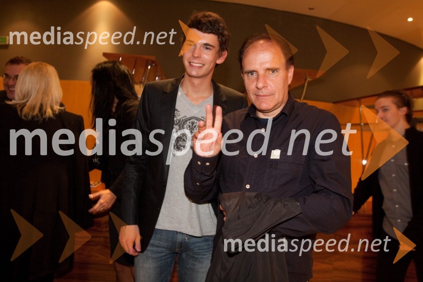 	Nejc Cijan, igralec in Milan Vodopivec, igralecObisk stare gospe, premiera SNG Nova Gorica