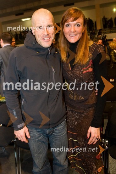 Jure Robič, ekstremni kolesar in dobitnik priznanja Slovenec leta 2008 za posebne dosežke ter Petra Majdič, smučarska tekačicaV spomin: Jure Robič, ekstremni kolesar