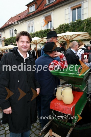 Leo Ivanjko, lastnik družbe VinagTrgatev Stare trte v Mariboru
