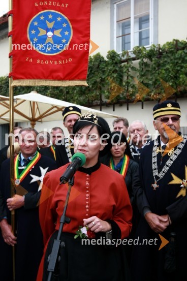 Ksenja Arbeiter, nova mariborska vinska kraljicaTrgatev Stare trte v Mariboru