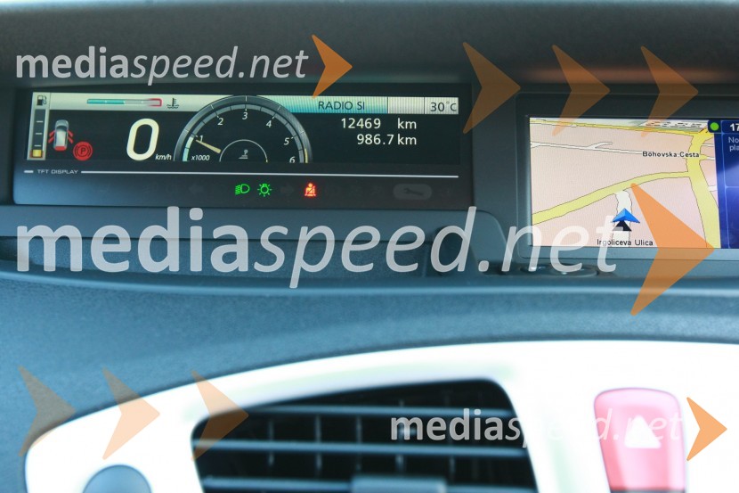 Renault Scenic DCI, notranjostRenault Scenic DCI