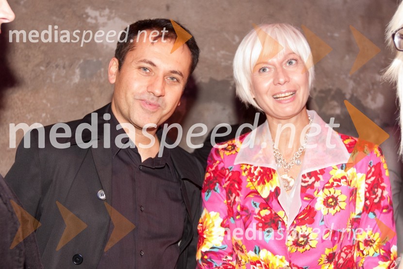 Miki Šarac, glasbeni manager in Barbra Drnač, novinarkaPink Si Sloveniji, koncert ob začetku delovanja v Sloveniji