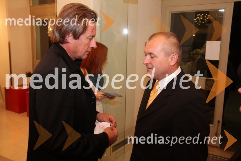 Vladimir Rukavina - Gogo, direktor Narodnega doma Maribor ter Franc Kangler, župan Mestne občine MariborLa boheme, premiera opere SNG Maribor