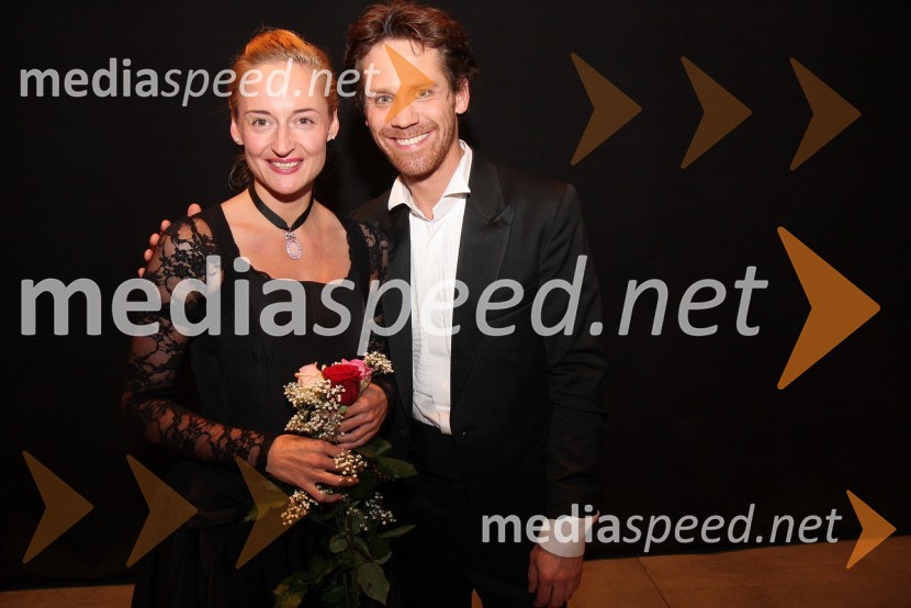 Valentina Turcu, balerina  in Alexander Knop, operni pevecLa boheme, premiera opere SNG Maribor