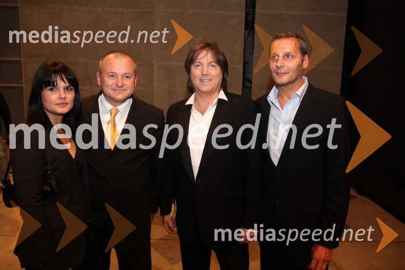 Franc Kangler, župan Mestne občine Maribor ter soproga Tanja, ..., Danilo Rošker, direktor SNG MariborLa boheme, premiera opere SNG Maribor