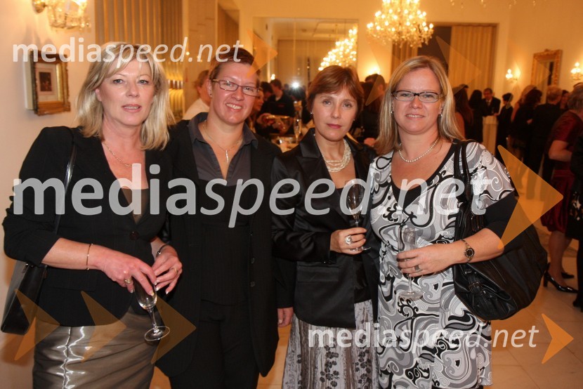 Tatjana Mileta, direktorica GIZ Stari Maribor ter programska vodja festivala Špasfest, dr. Aleksandra Berberih Slana, direktorica Muzeja narodne osvoboditve Maribor, Irena Porekar Kacafura in ...La boheme, premiera opere SNG Maribor