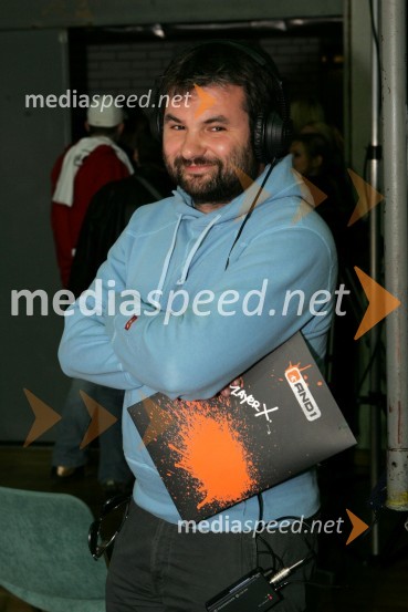 Aleš Smrekar, novinar radia Val 202Allstars Maribor