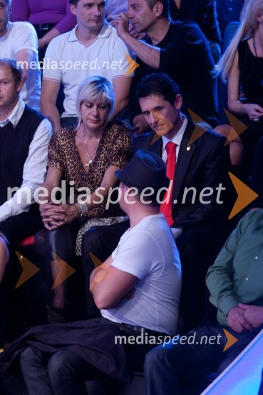 Stojan Auer s soprogo Karmen in Frenk Nova, glasbenikBig brother slavnih 2010