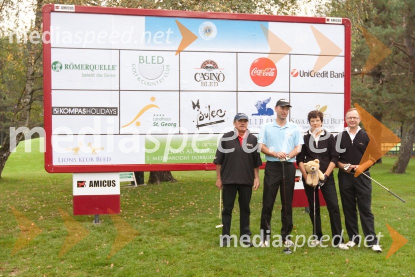 1. mednarodni dobrodelni golf turnir Lions Alpe Adria 2010