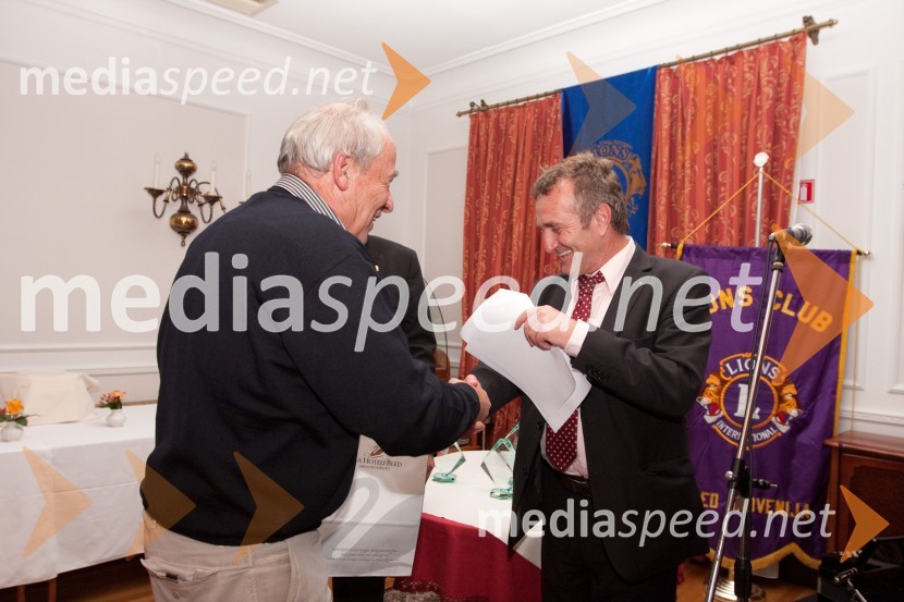 Ernst Sztrberny in Gerry Jekl1. mednarodni dobrodelni golf turnir Lions Alpe Adria 2010