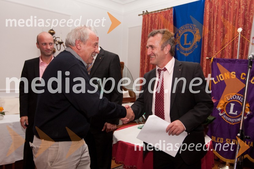 Ernst Sztrberny in Gerry Jekl1. mednarodni dobrodelni golf turnir Lions Alpe Adria 2010