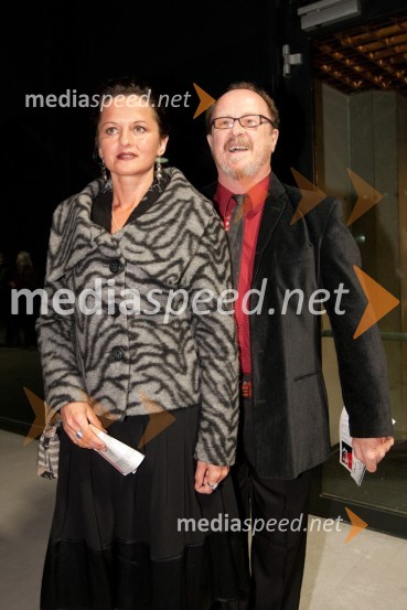 Irena Brunec Tebi, kiparka in Tomaž Domicelj, glasbenikJosé Carreras, koncert opernega pevca