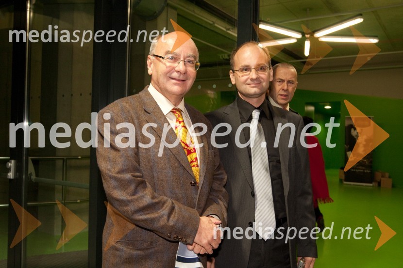 Mitja Rotovnik, direktor Cankarjevega doma in TomažJosé Carreras, koncert opernega pevca