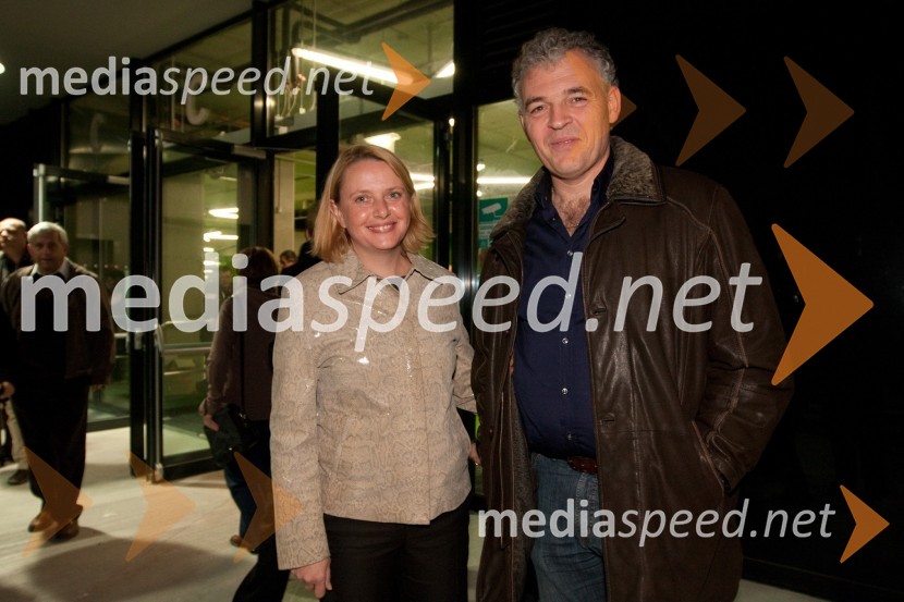 Miha Istenič, vinar in soproga SvetlanaJosé Carreras, koncert opernega pevca