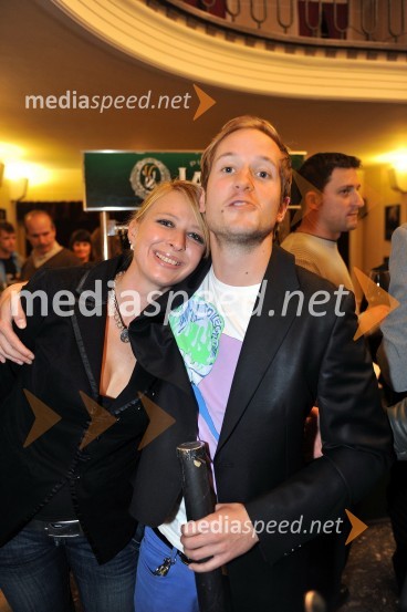 Tatjana Doma, dramaturginja in Luka Martin Škof, režiserŽupanova Micka, premiera komedije SLG Celje