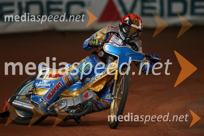 Tony Rickardsson (Švedska)SPEEDWAY GRAND PRIX, VN Danske 2006, trening