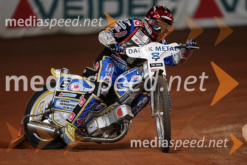 Bjarne Pedersen (Danska)SPEEDWAY GRAND PRIX, VN Danske 2006, trening