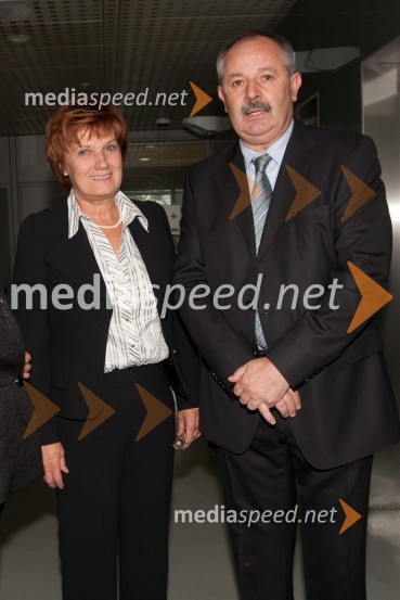 Alenka Avberšek, Gospodarska zbornica Slovenije in Marjan Mateta, podpredsednik GZSZnanstvenica leta 2010