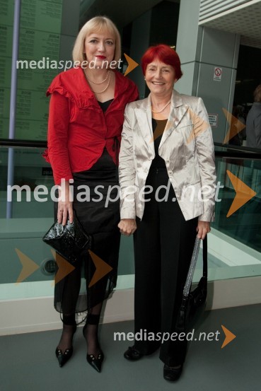 prof. dr. Renata Salecl, znanstvenica leta 2010 in Mojca Senčar, Slovenka leta 2005 ter predsednica Slovenskega združenja za boj proti raku dojkZnanstvenica leta 2010