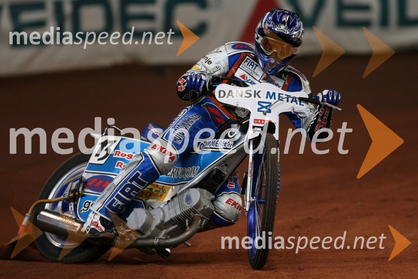 Matej Žagar (Slovenija)SPEEDWAY GRAND PRIX, VN Danske 2006, trening