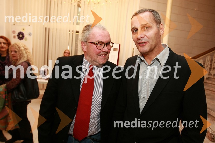 Ranko Novak in Danilo Rošker, direktor SNG Maribor45. Borštnikovo srečanje, otvoritev festivala