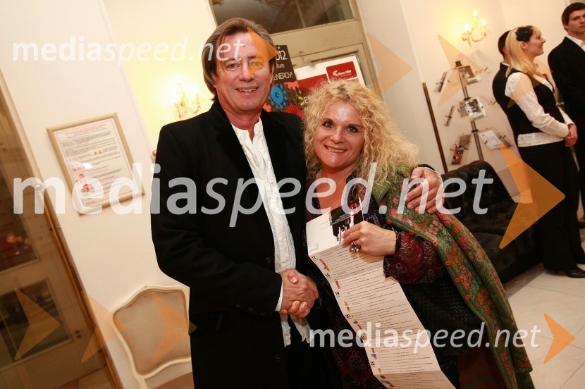 Vladimir Rukavina - Gogo, direktor Narodnega doma Maribor in Jasmina Vidmar45. Borštnikovo srečanje, otvoritev festivala