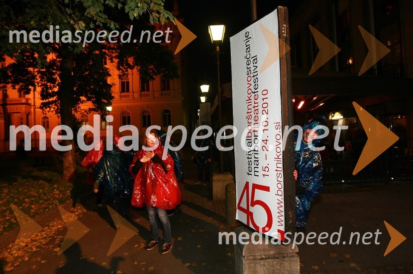 Študentje AGRFT45. Borštnikovo srečanje, otvoritev festivala