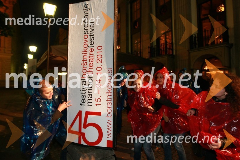 Študentje AGRFT45. Borštnikovo srečanje, otvoritev festivala