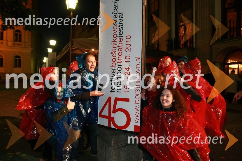 Študentje AGRFT45. Borštnikovo srečanje, otvoritev festivala