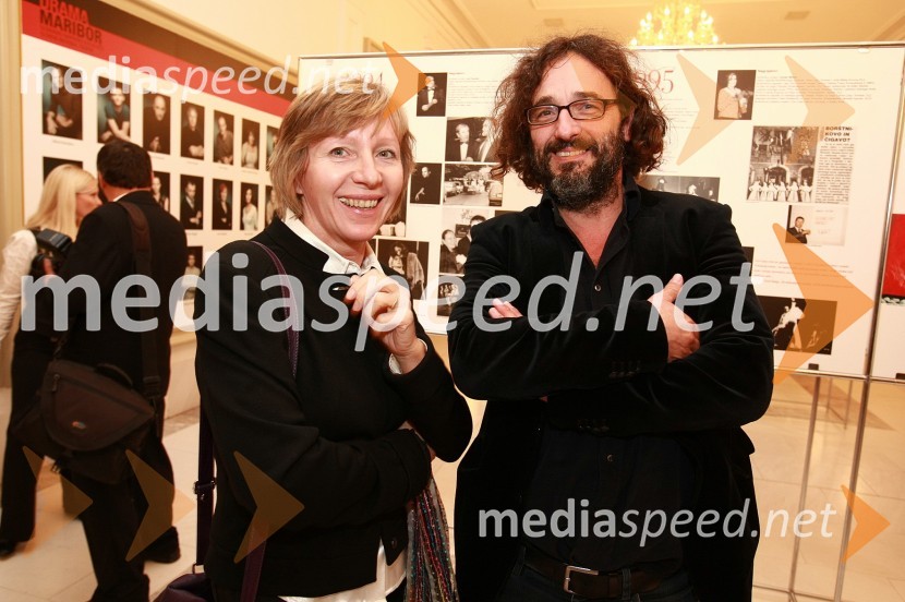 Darja Dominkuš, dramaturginja in Vito Taufer, režiser45. Borštnikovo srečanje, otvoritev festivala