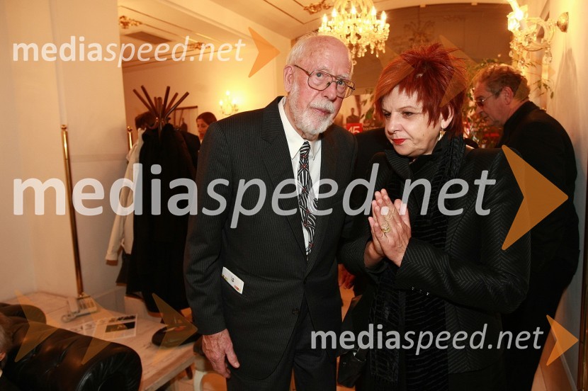 Aleksander Valič, igralec in Majda Širca, ministrica za kulturo45. Borštnikovo srečanje, otvoritev festivala