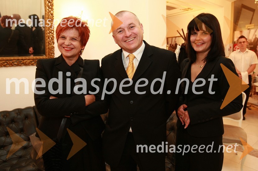 Majda Širca, ministrica za kulturo, Franc Kangler, župan Mestne občine Maribor ter soproga Tanja45. Borštnikovo srečanje, otvoritev festivala