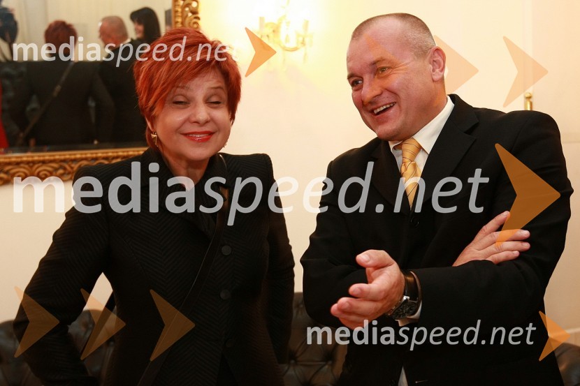 Majda Širca, ministrica za kulturo in Franc Kangler, župan Mestne občine Maribor45. Borštnikovo srečanje, otvoritev festivala