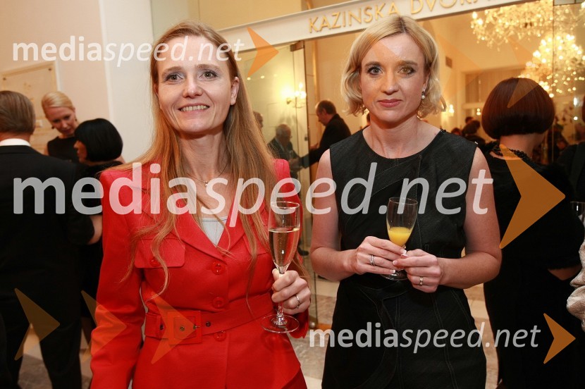 Nevenka Pašek, marketing SNG Maribor in Mojca Pašek, Televizija Slovenija45. Borštnikovo srečanje, otvoritev festivala