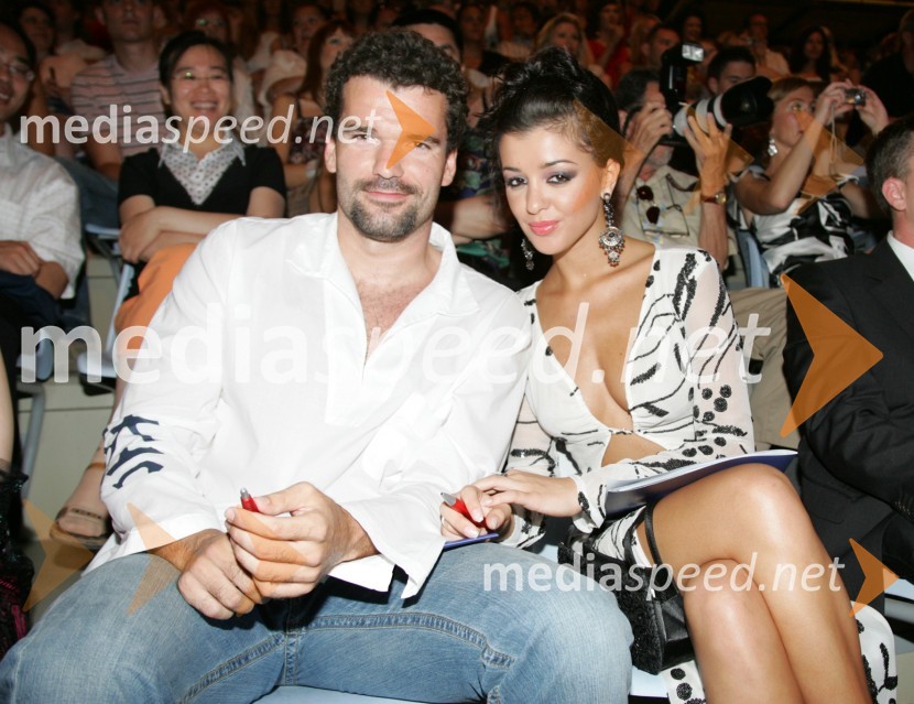 Peter Mankoč, plavalec in Sanja Grohar, Miss Slovenije 2005Miss Slovenije 2006, finalni izbor