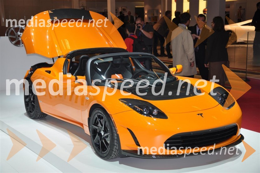 Tesla RoadsterAvtosalon Pariz 2010 - nekaj poslastic